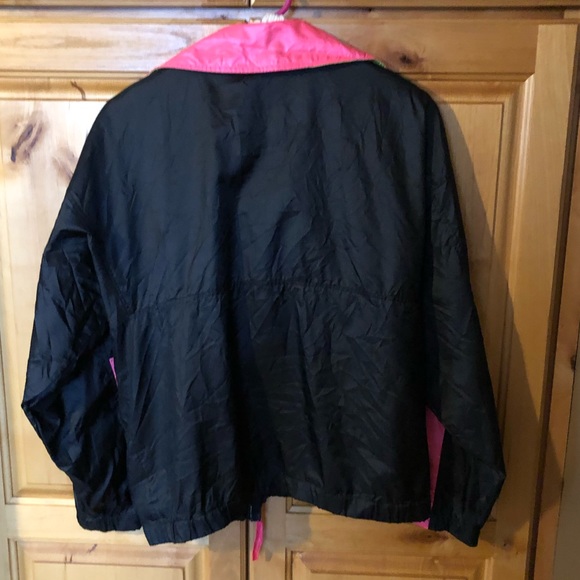 Vintage 80s 90s Neon Columbia Zip Up Windbreaker - Picture 5 of 8